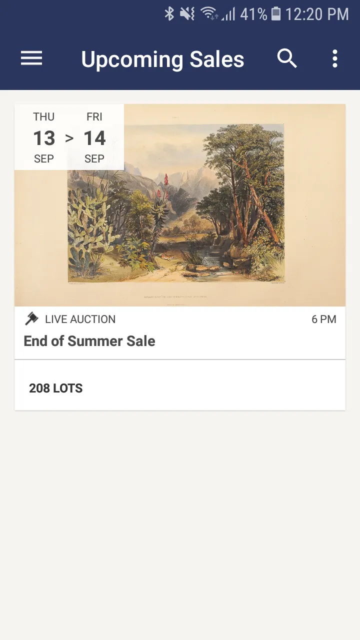 Michael Treloar Auctions | Indus Appstore | Screenshot