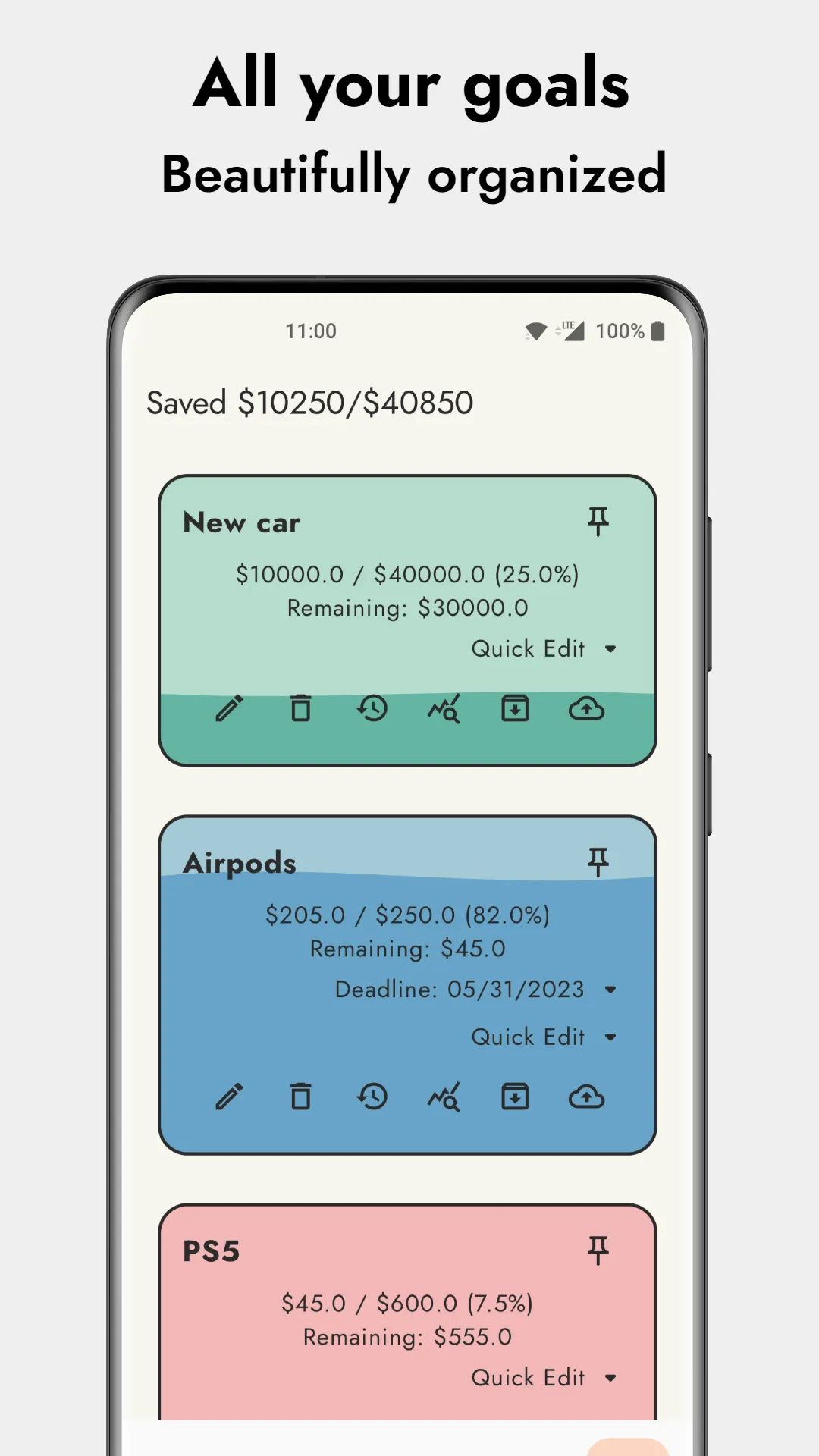 JamJars: Savings Tracker | Indus Appstore | Screenshot