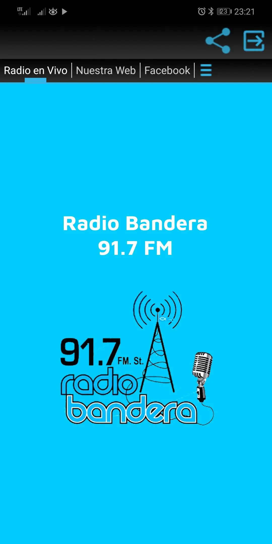 Interno Radio Bandera | Indus Appstore | Screenshot