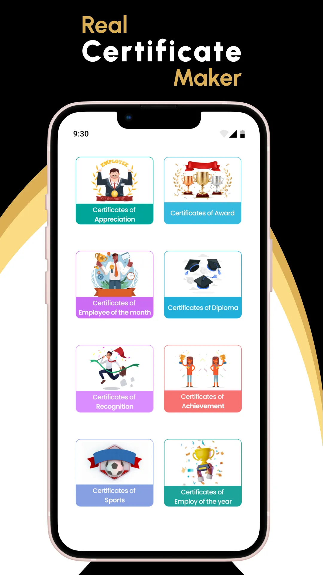 Real Certificate Maker | Indus Appstore | Screenshot