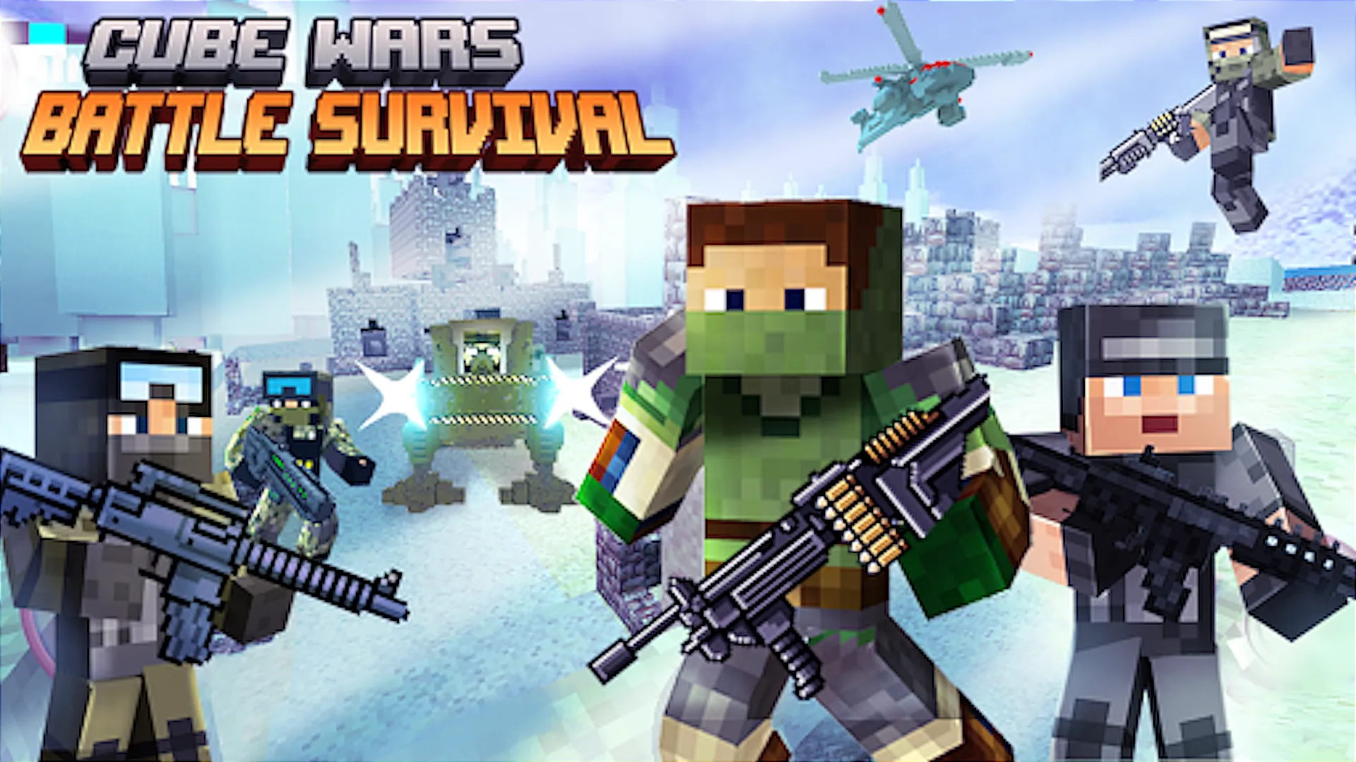 Cube Wars Battle Survival | Indus Appstore | Screenshot