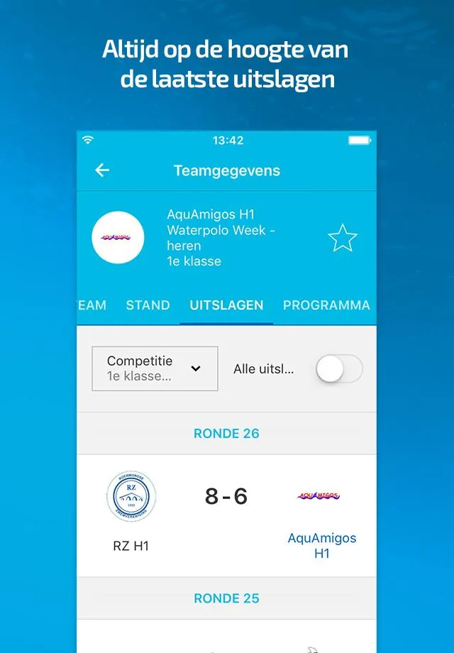 knzb waterpolo | Indus Appstore | Screenshot