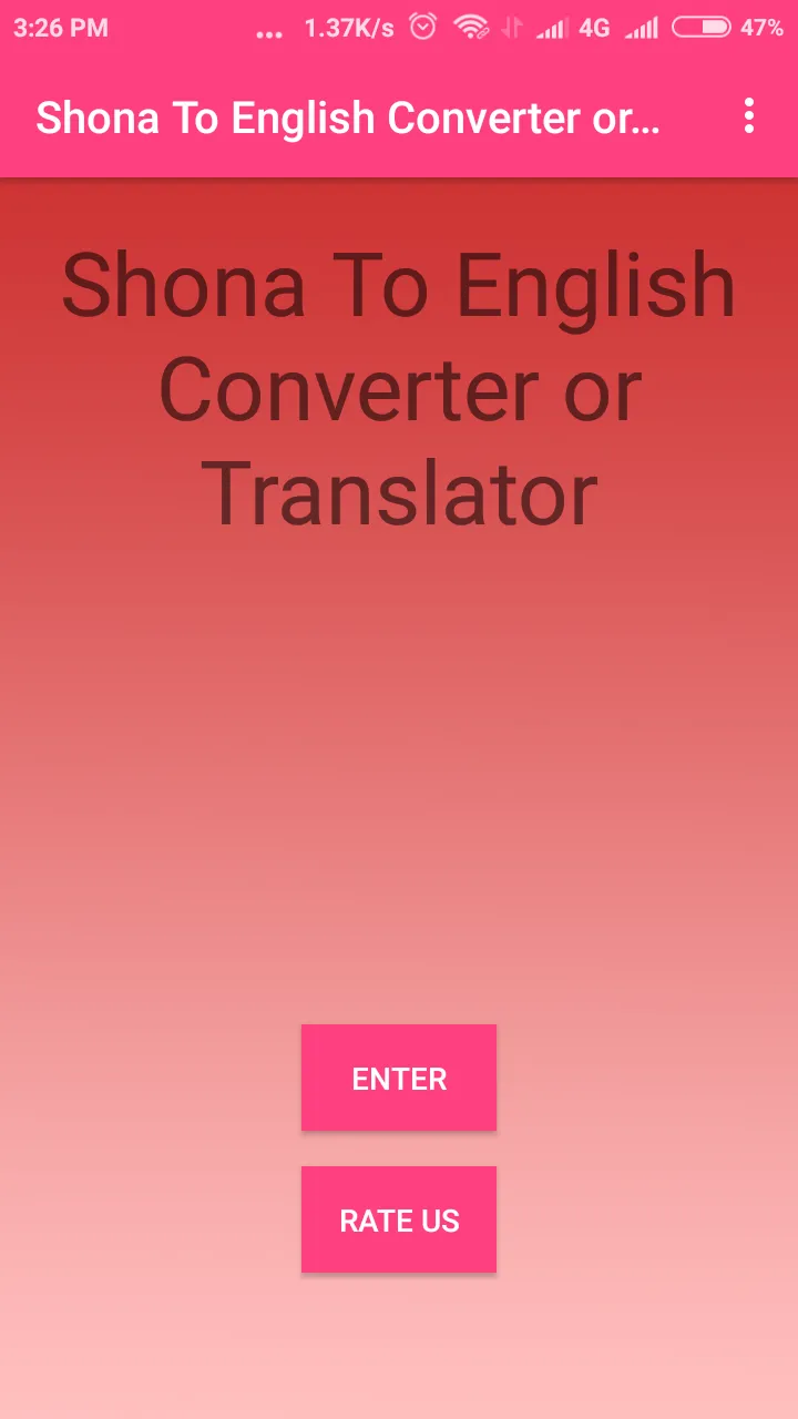 Shona To English Converter | Indus Appstore | Screenshot