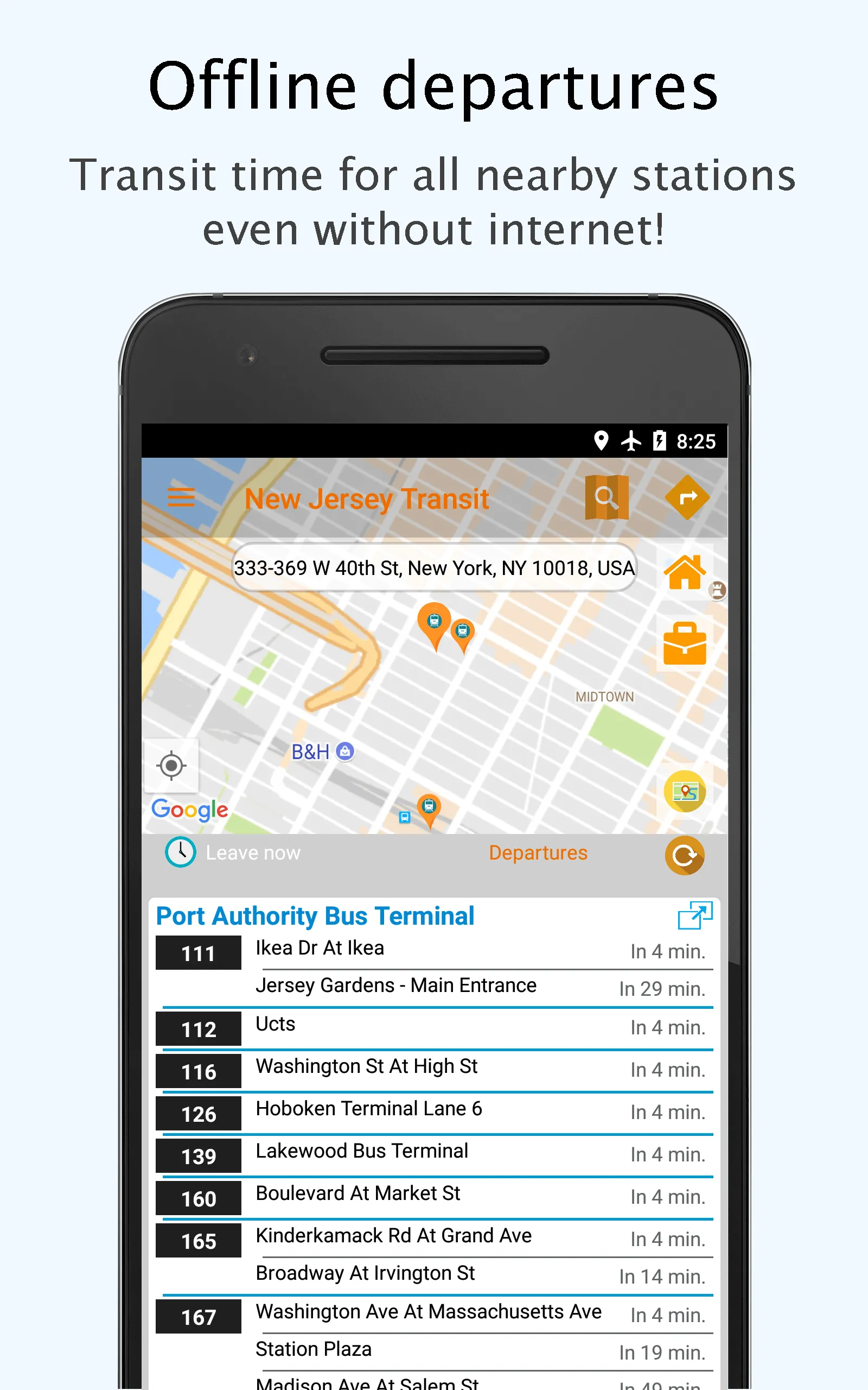 New Jersey NJ Transit & maps | Indus Appstore | Screenshot