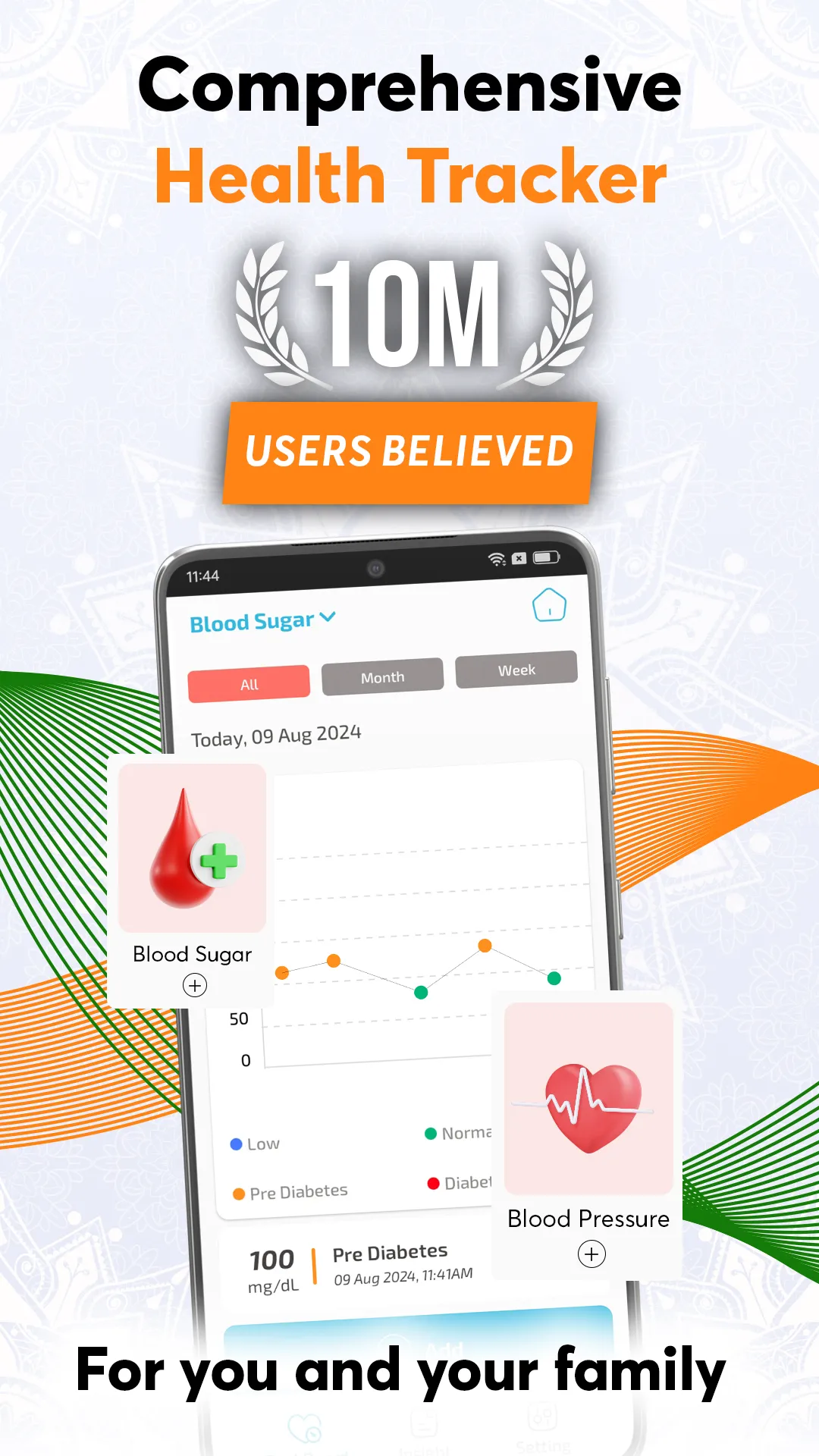 Blood Pressure - Blood Sugar | Indus Appstore | Screenshot