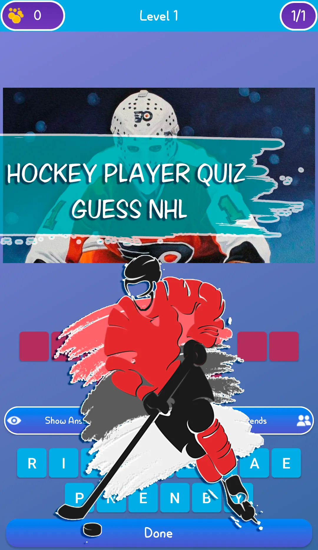 Nhl player quiz | Indus Appstore | Screenshot