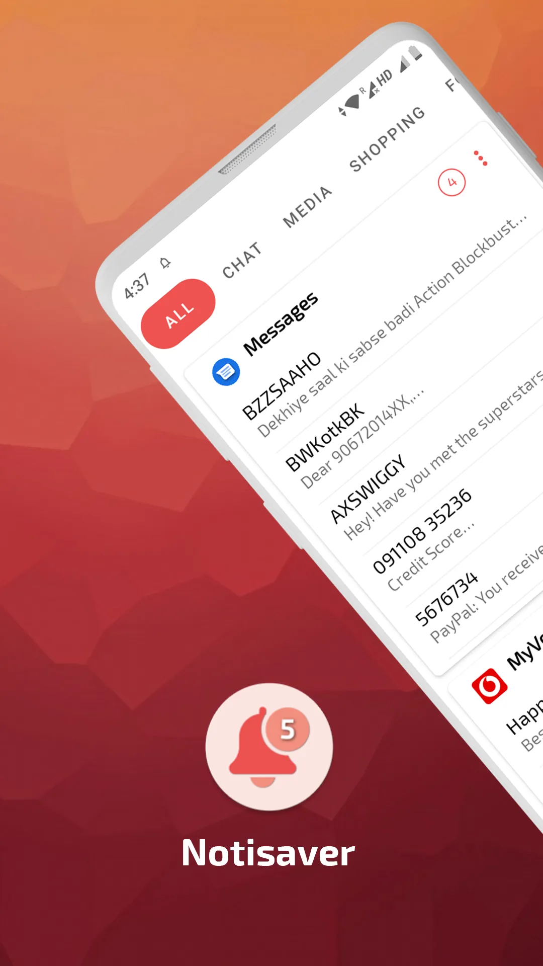 Notisaver-Notification history | Indus Appstore | Screenshot