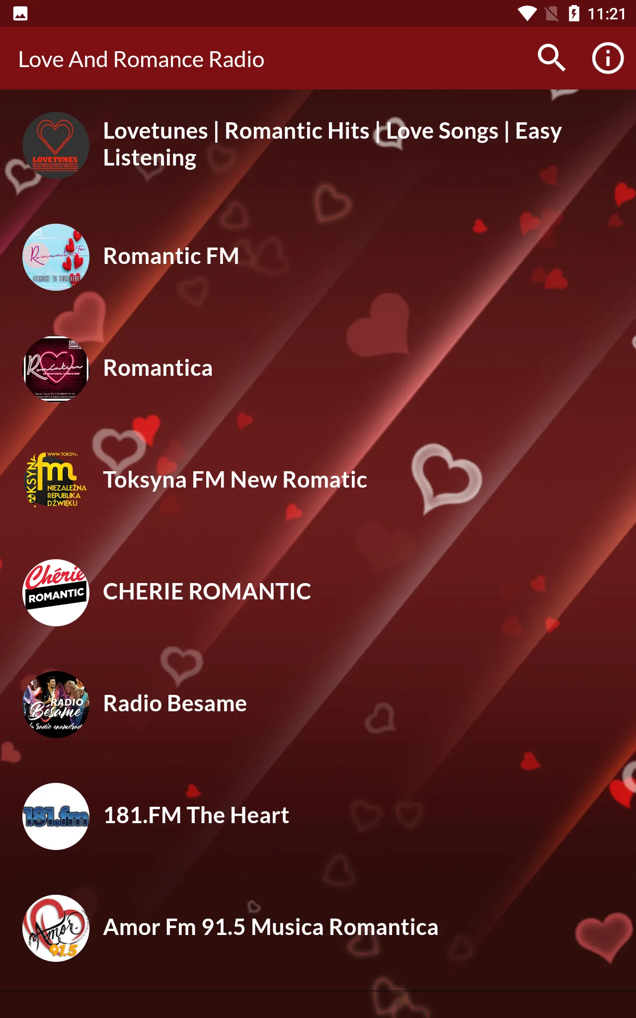 Love And Romance Radio | Indus Appstore | Screenshot