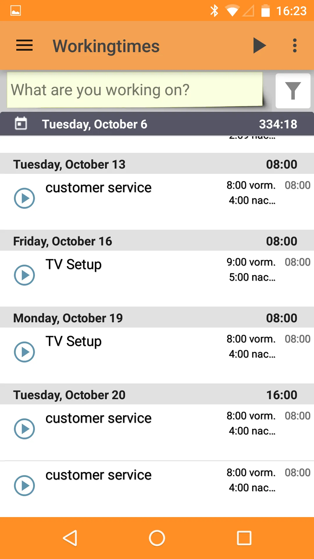 Qlaqs Timesheet | Indus Appstore | Screenshot