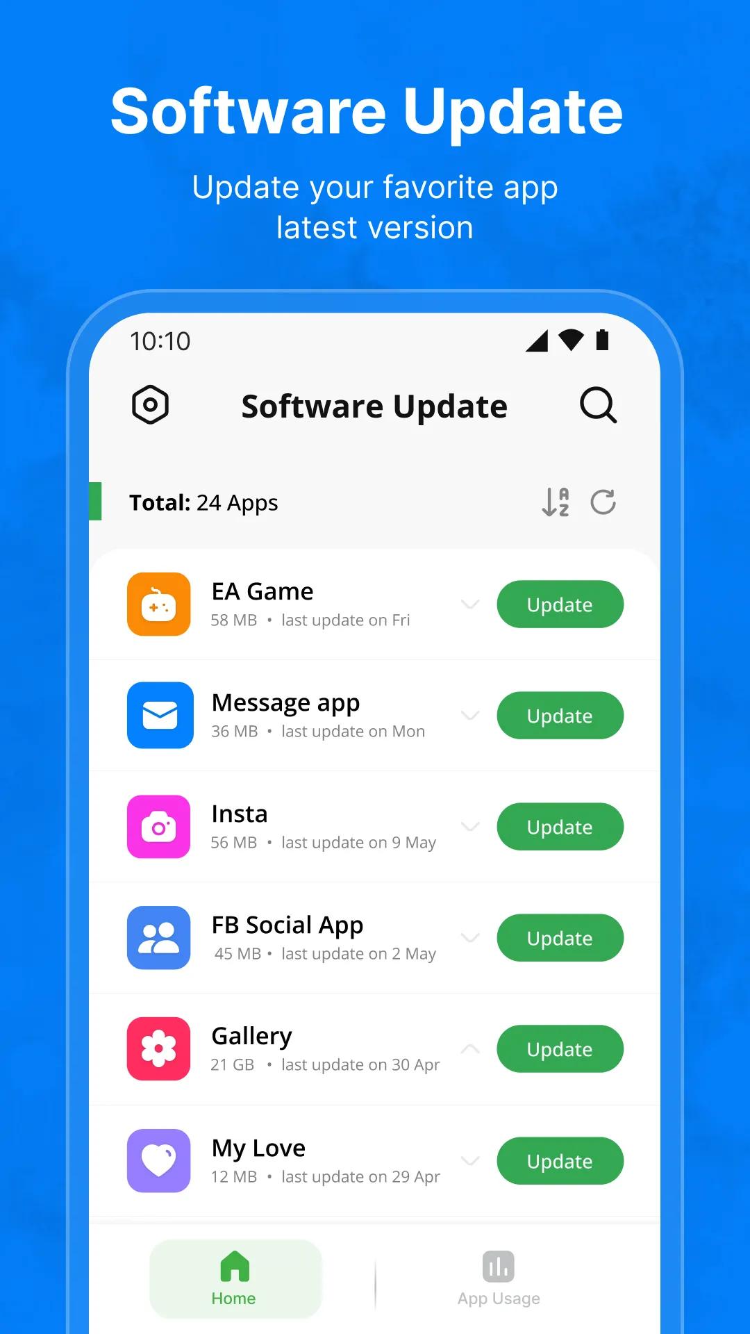 Software Update | Indus Appstore | Screenshot