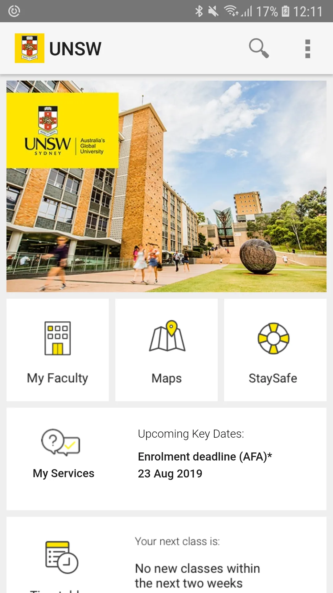 UNSW Uni-Verse: Official | Indus Appstore | Screenshot