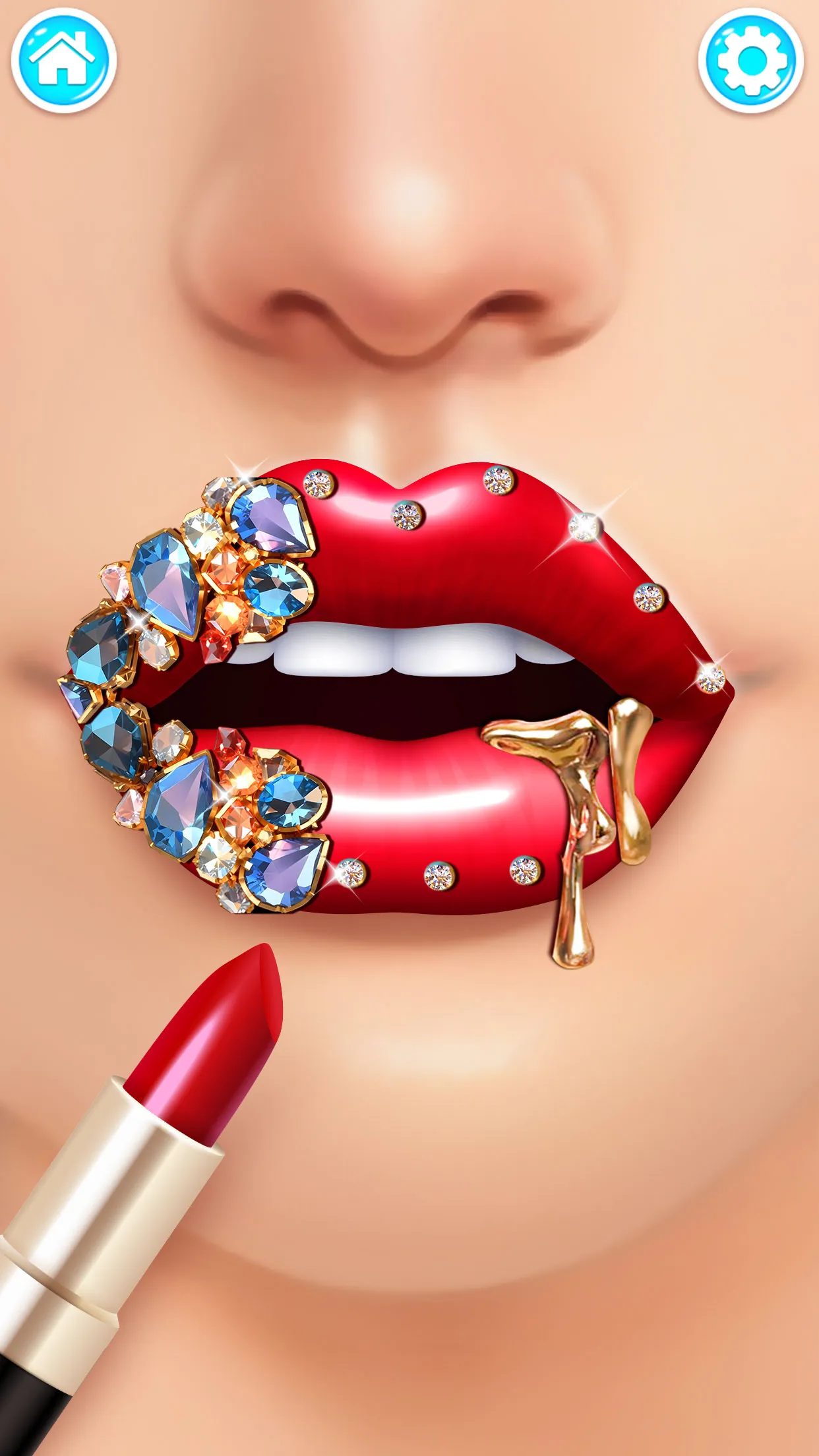 Lip Art Salon: DIY Makeup Game | Indus Appstore | Screenshot