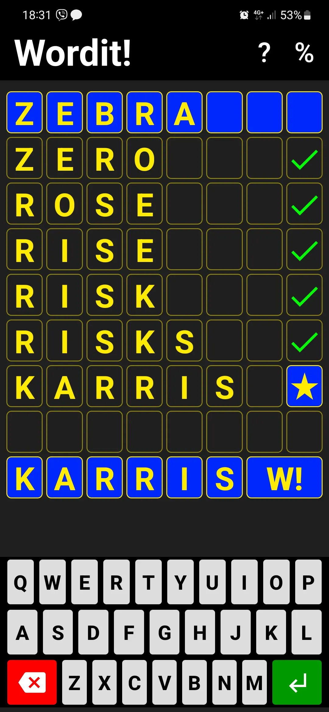 Wordit! - unique word game | Indus Appstore | Screenshot