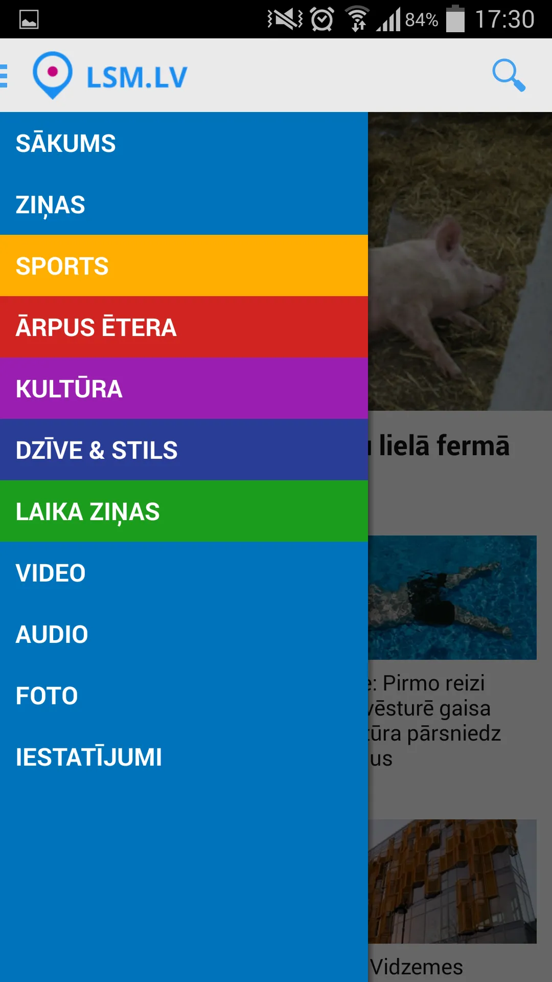 LSM.lv | Indus Appstore | Screenshot