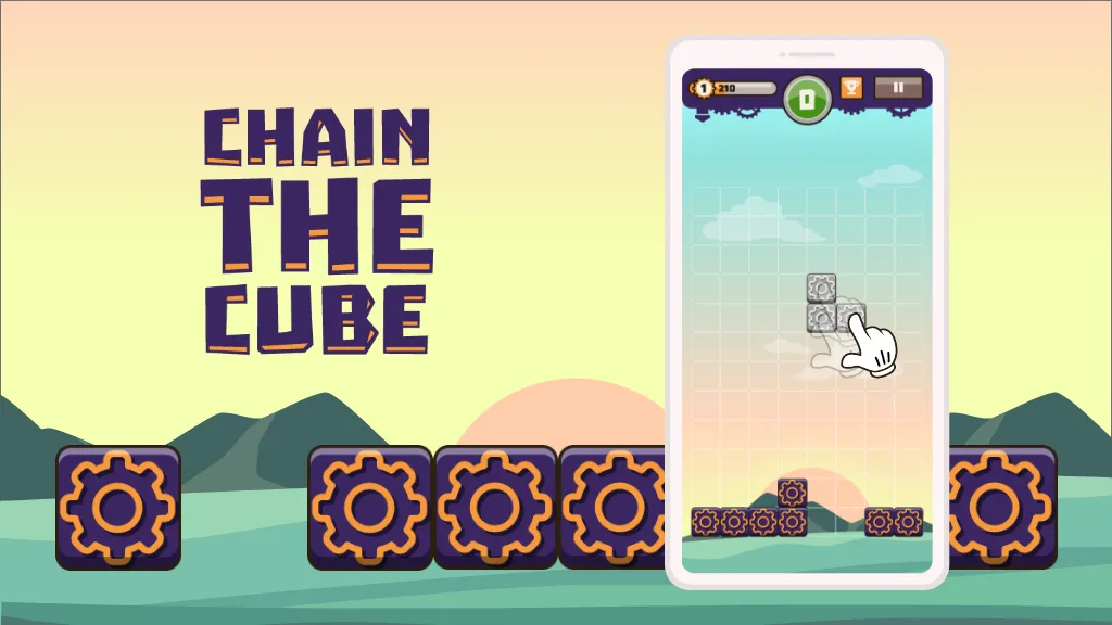 Chain The Cube | Indus Appstore | Screenshot