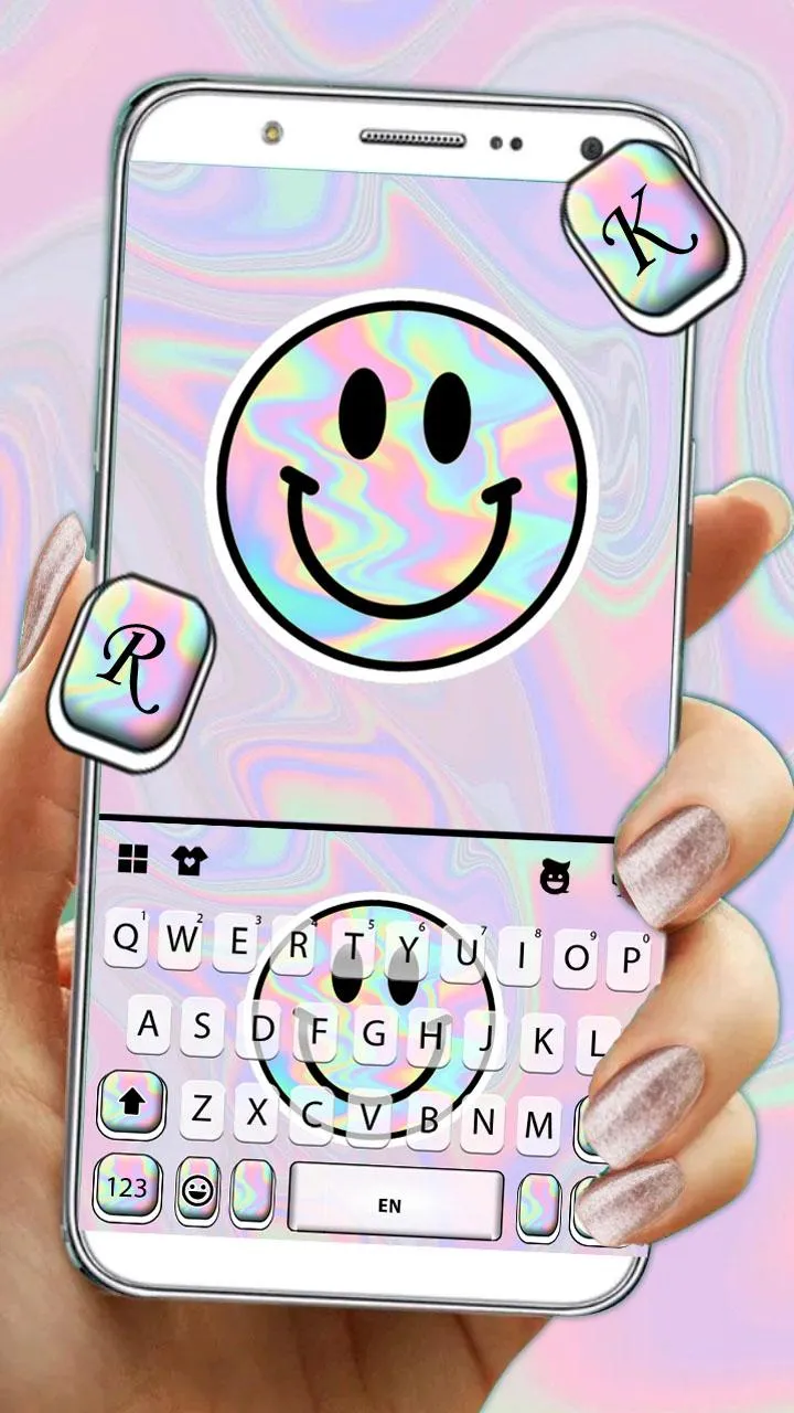 Laser Smiley Face Theme | Indus Appstore | Screenshot