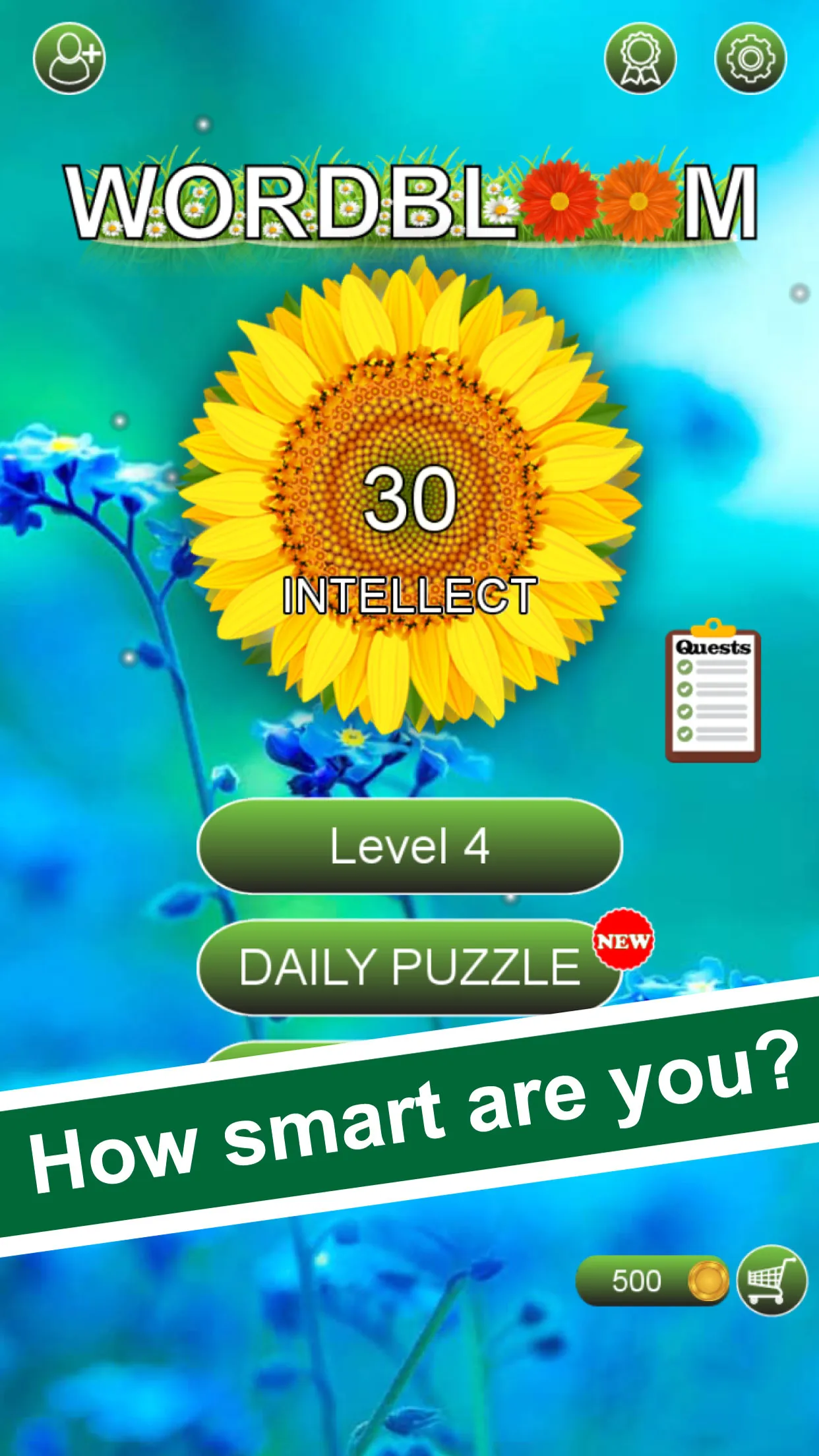 Word Bloom - Brain Puzzles | Indus Appstore | Screenshot