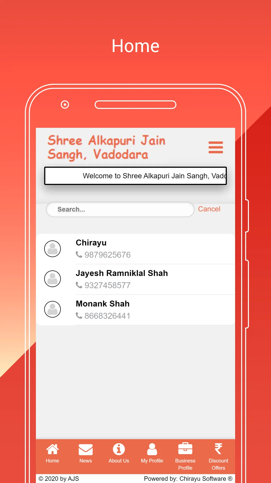 Shree Alkapuri Jain Sangh, Vad | Indus Appstore | Screenshot