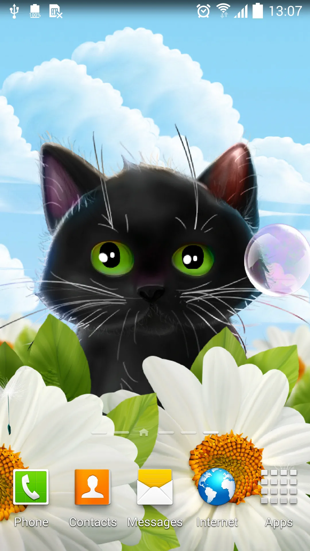 Cute Kitten Live Wallpaper | Indus Appstore | Screenshot