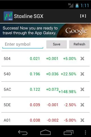 Stoxline SGX | Indus Appstore | Screenshot