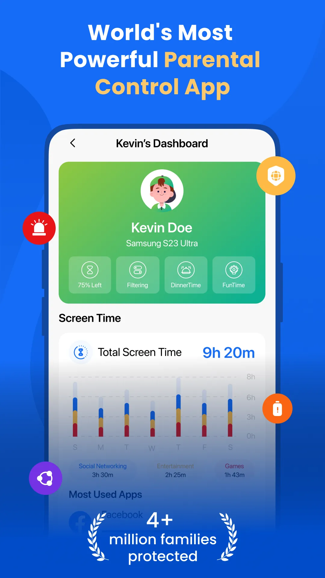 Parental Control FamilyTime | Indus Appstore | Screenshot