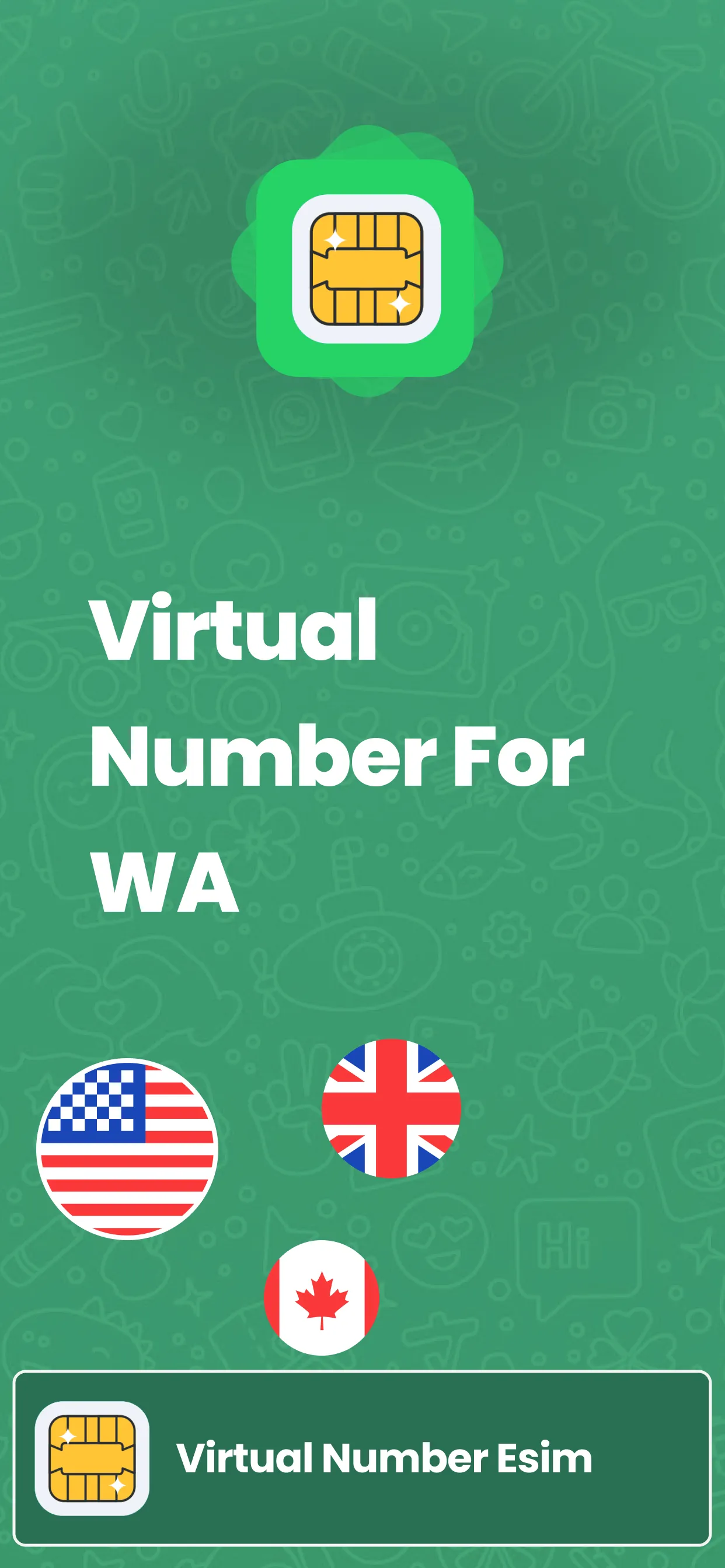 Virtual Number Esim - Second | Indus Appstore | Screenshot