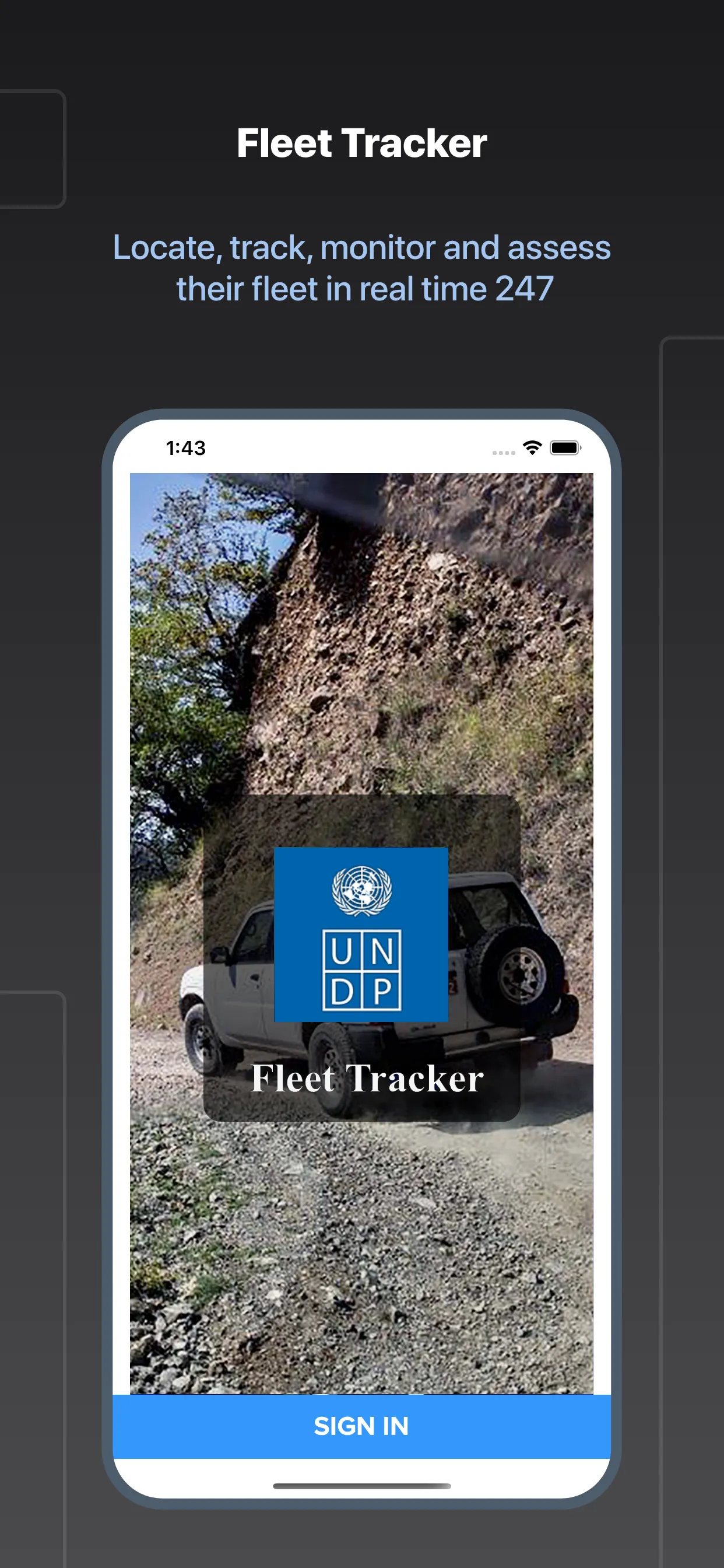 UNDP Fleet Tracker | Indus Appstore | Screenshot