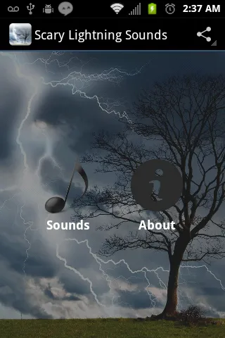 Lightning and Thunder Sounds | Indus Appstore | Screenshot