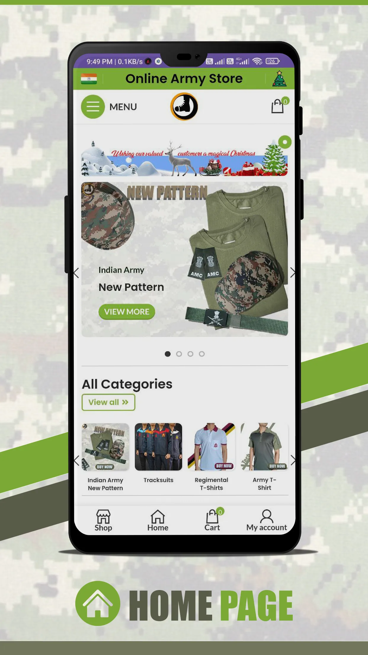 Online Army Store | Indus Appstore | Screenshot