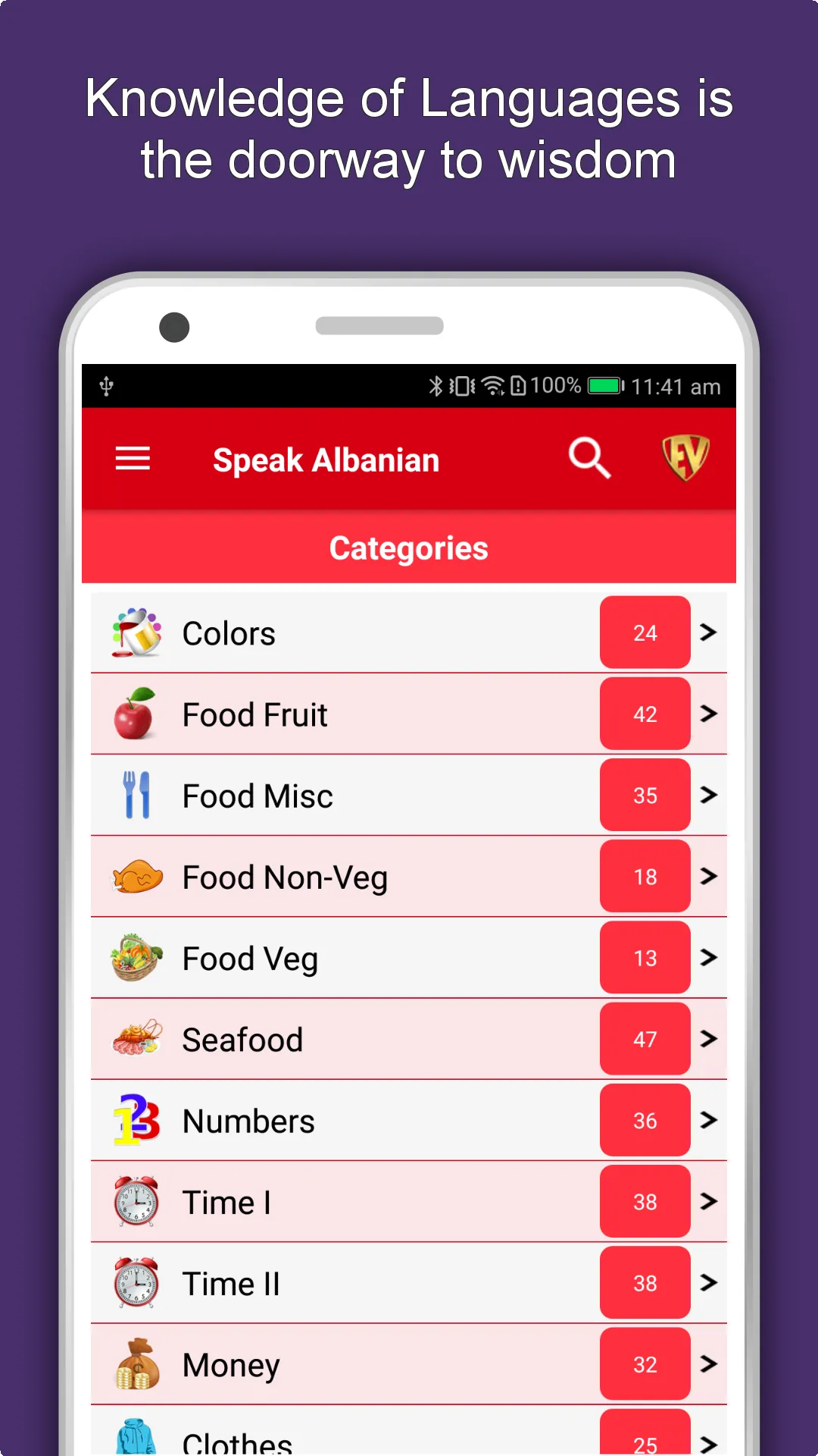 Learn Albanian Language App | Indus Appstore | Screenshot