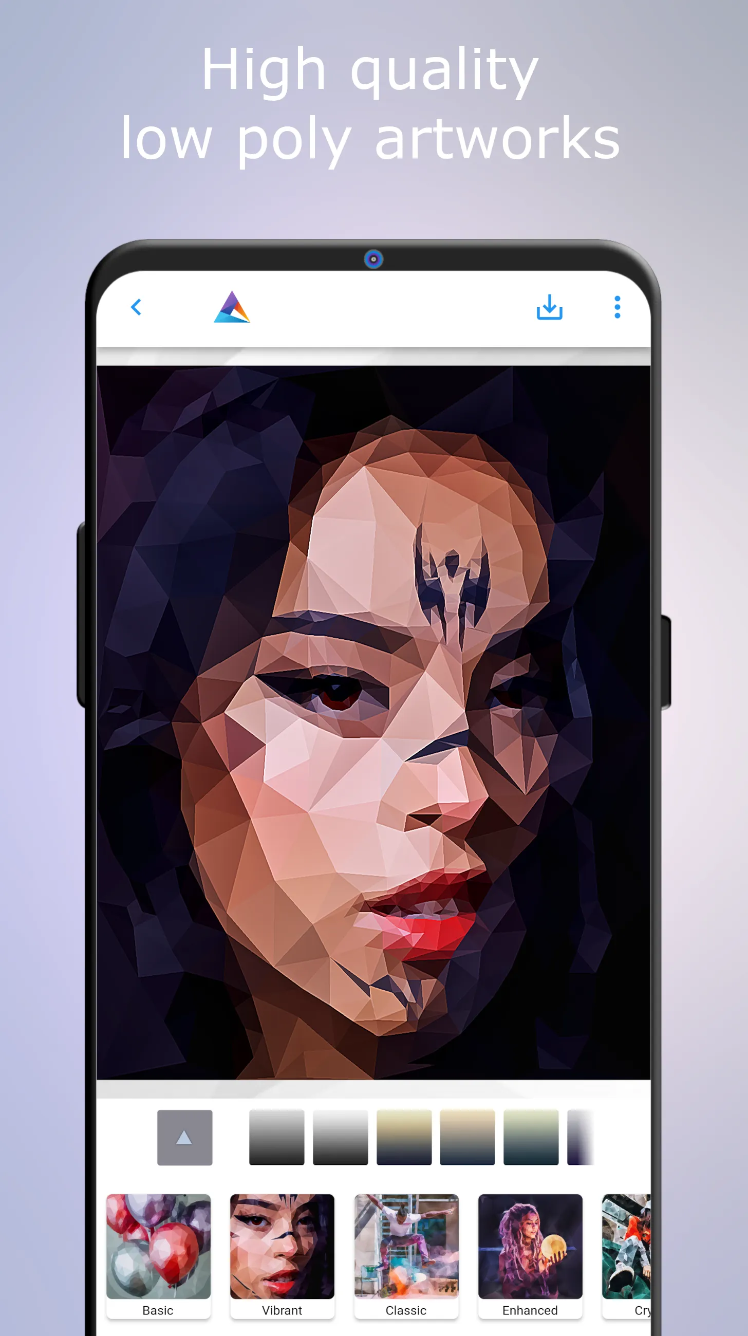 Low Poly - Editor & Photo FX | Indus Appstore | Screenshot