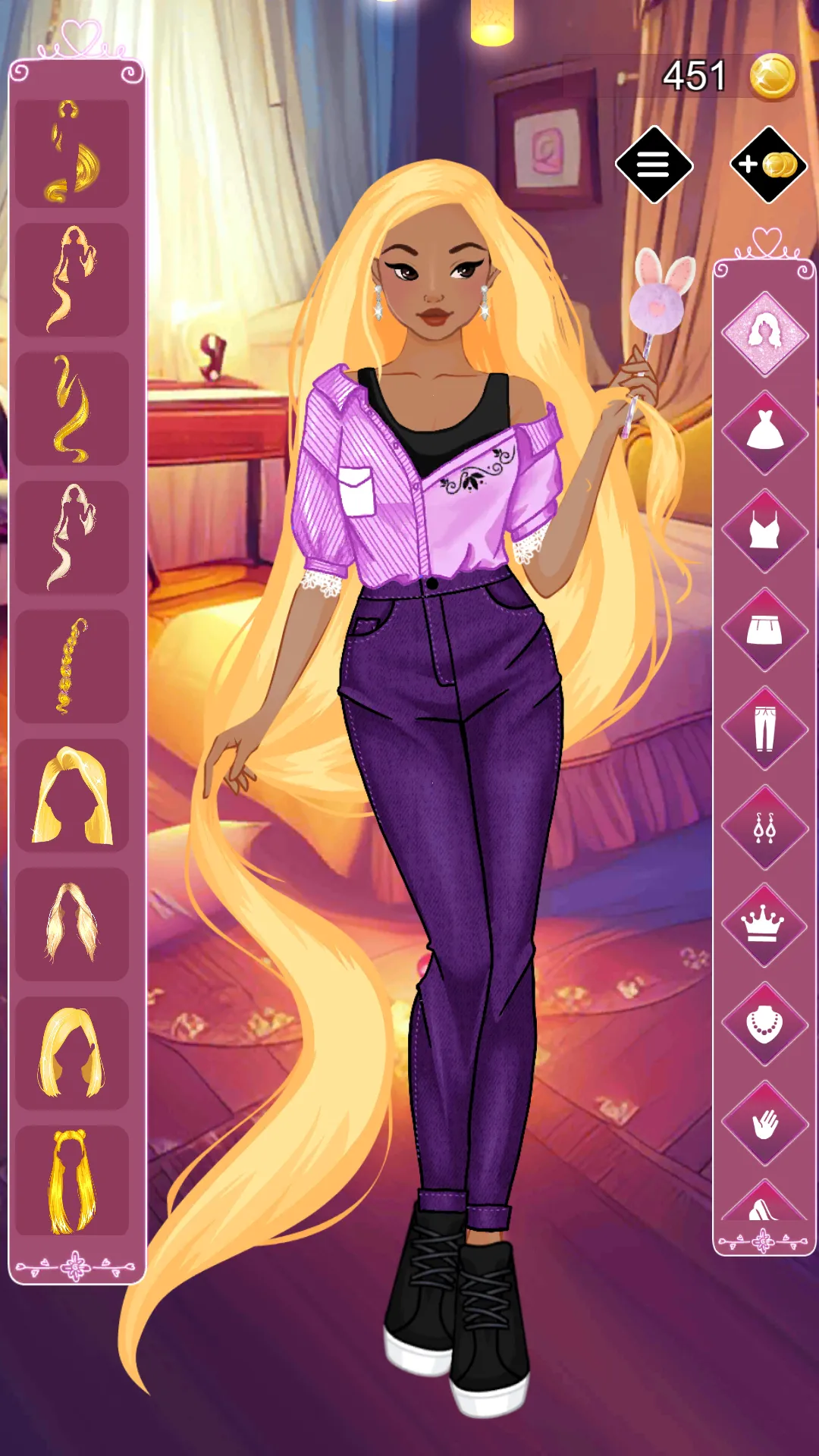 Golden princess dress up game | Indus Appstore | Screenshot