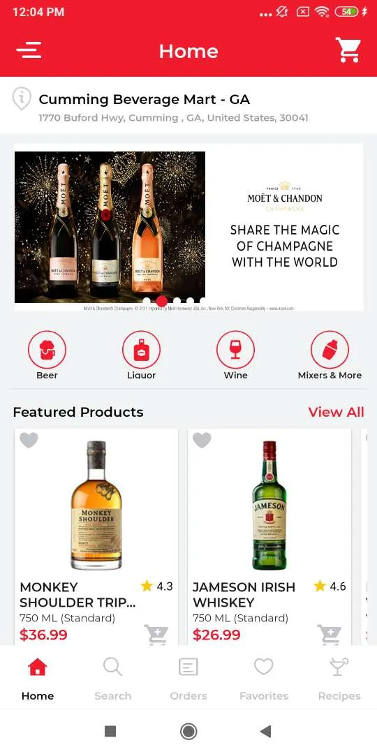 Cumming Beverage Mart | Indus Appstore | Screenshot