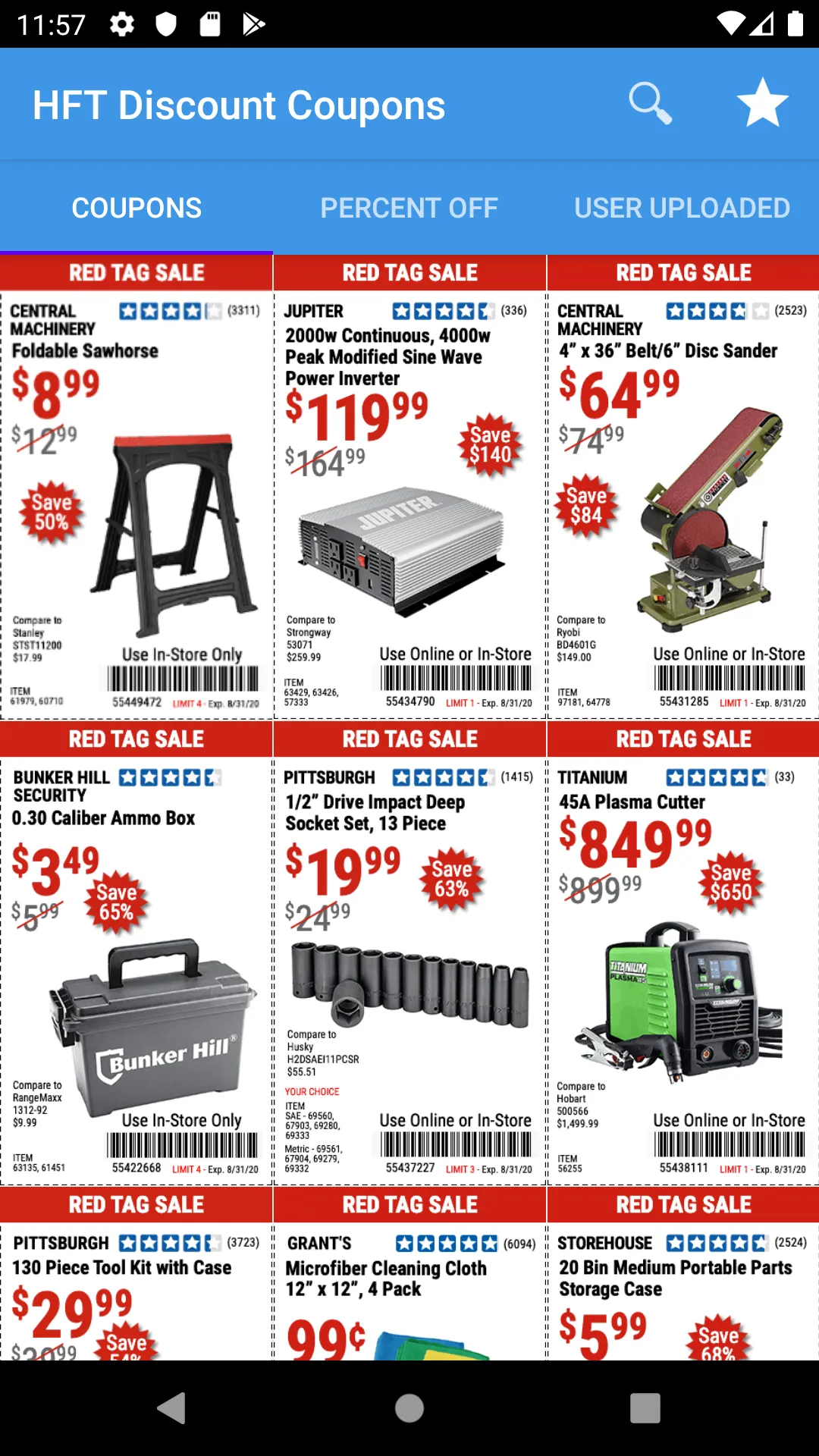 Discout Coupons Harbor Freight | Indus Appstore | Screenshot