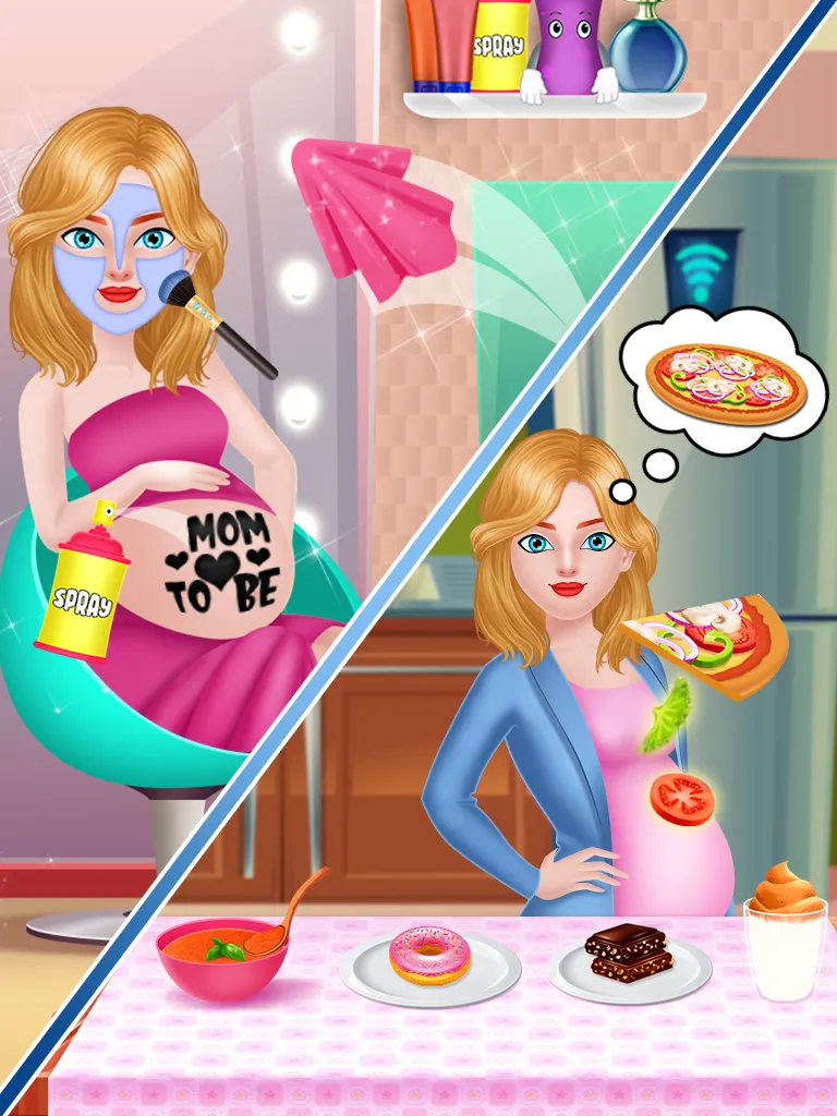 Mom & Newborn Baby Shower Game | Indus Appstore | Screenshot