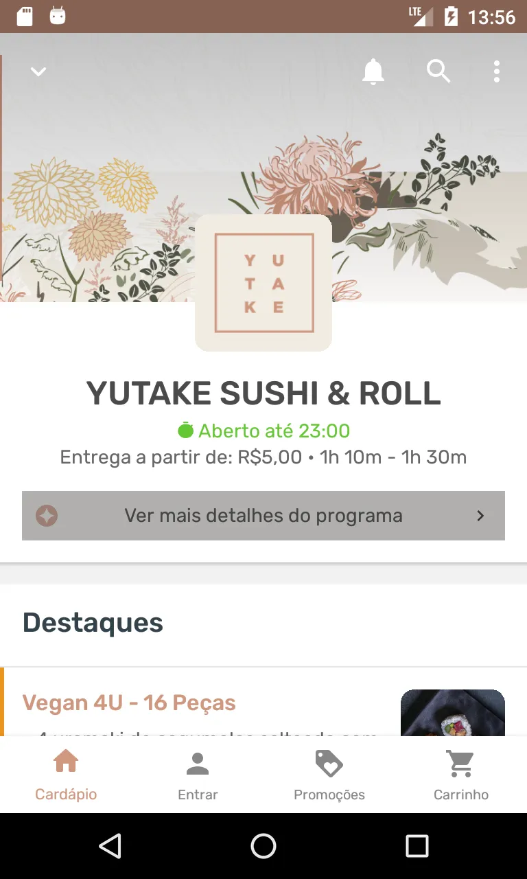 Yutake Sushi | Indus Appstore | Screenshot