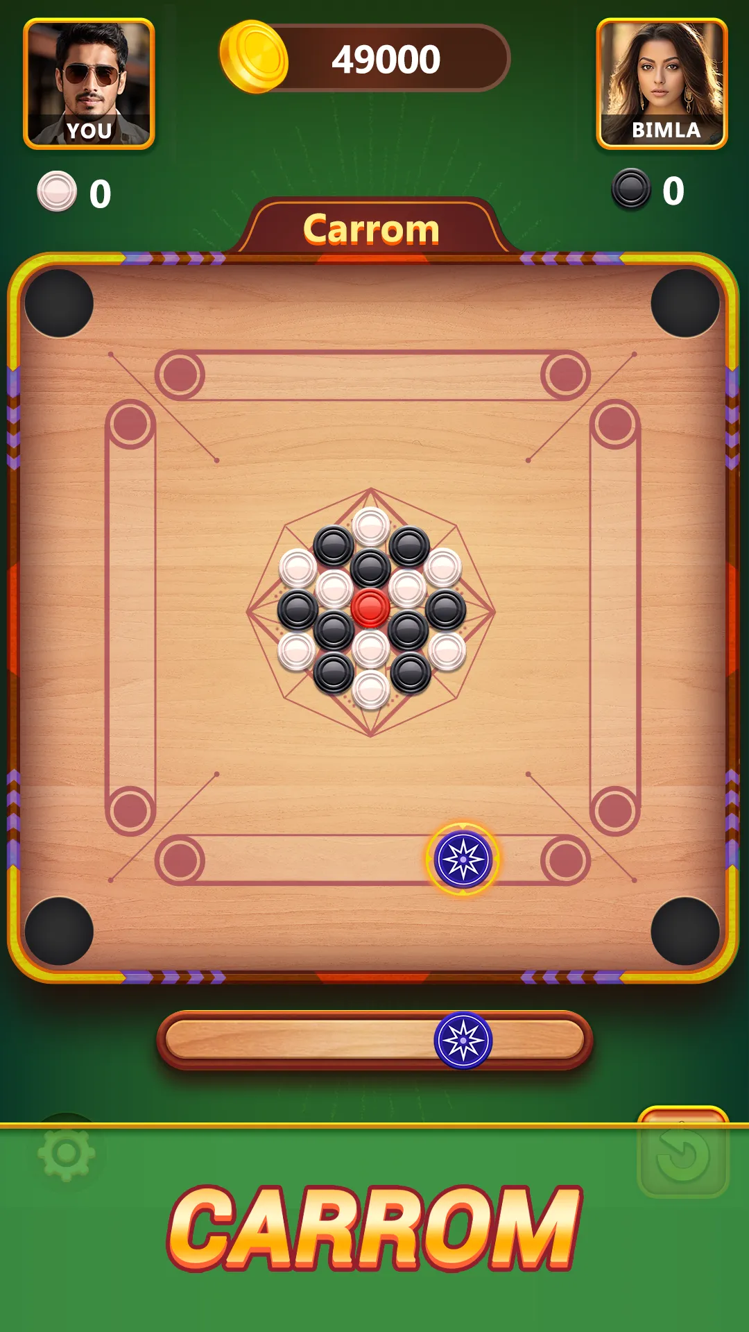 Indian Offline Games - Carrom | Indus Appstore | Screenshot