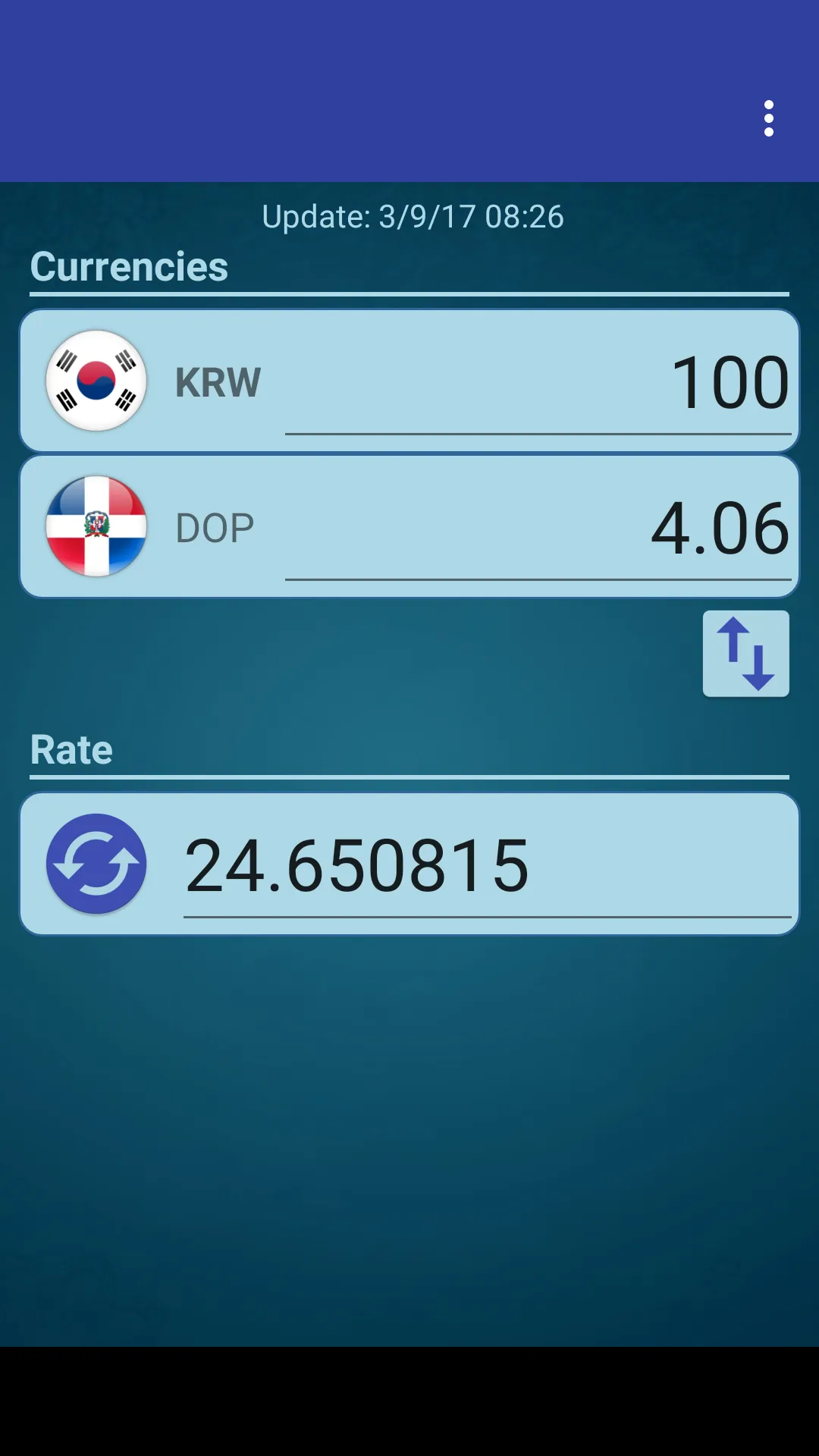 S Korea Won x Dominican Peso | Indus Appstore | Screenshot