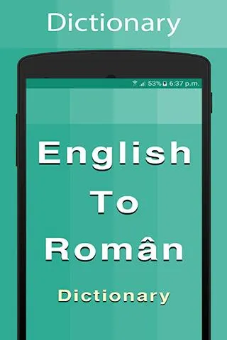 Romanian Dictionary | Indus Appstore | Screenshot