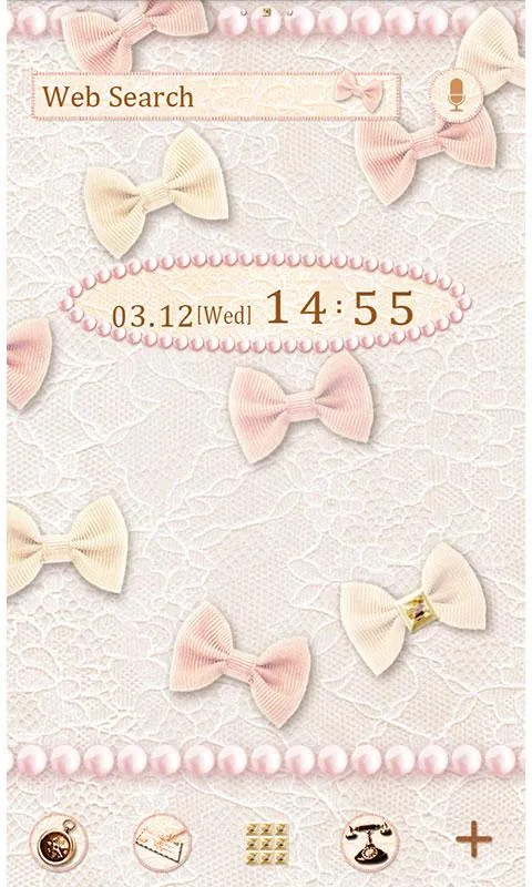 Lace & Ribbons Theme +HOME | Indus Appstore | Screenshot