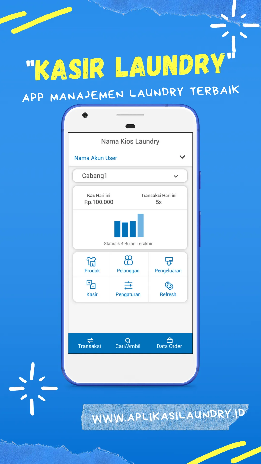 Kasir Laundry - POS Laundry | Indus Appstore | Screenshot