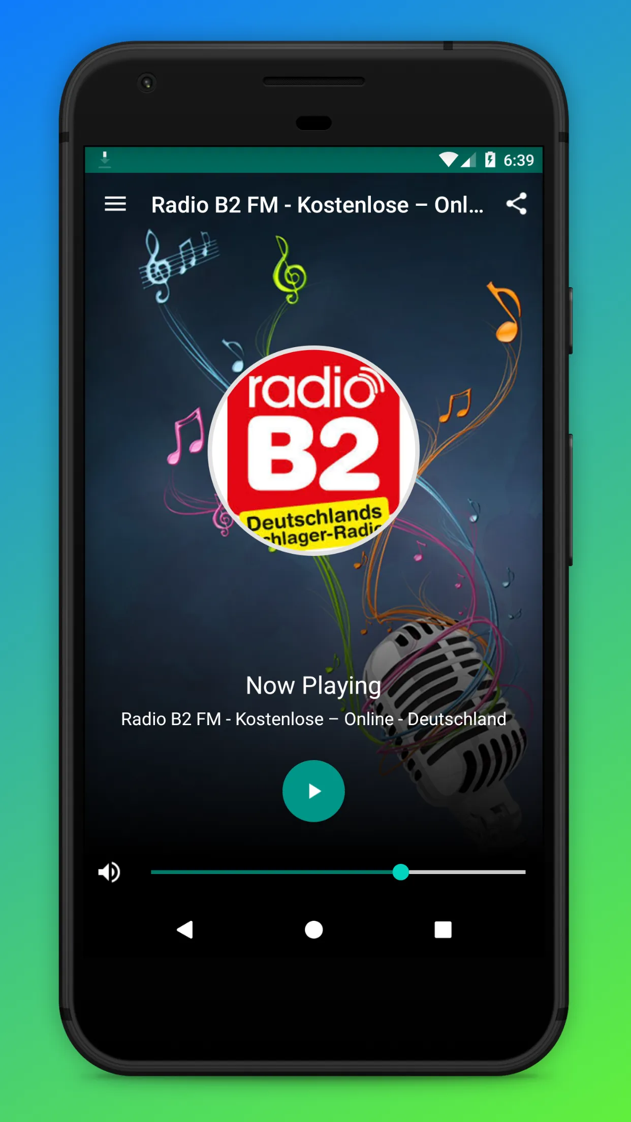 Radio B2 Schlager App Online | Indus Appstore | Screenshot