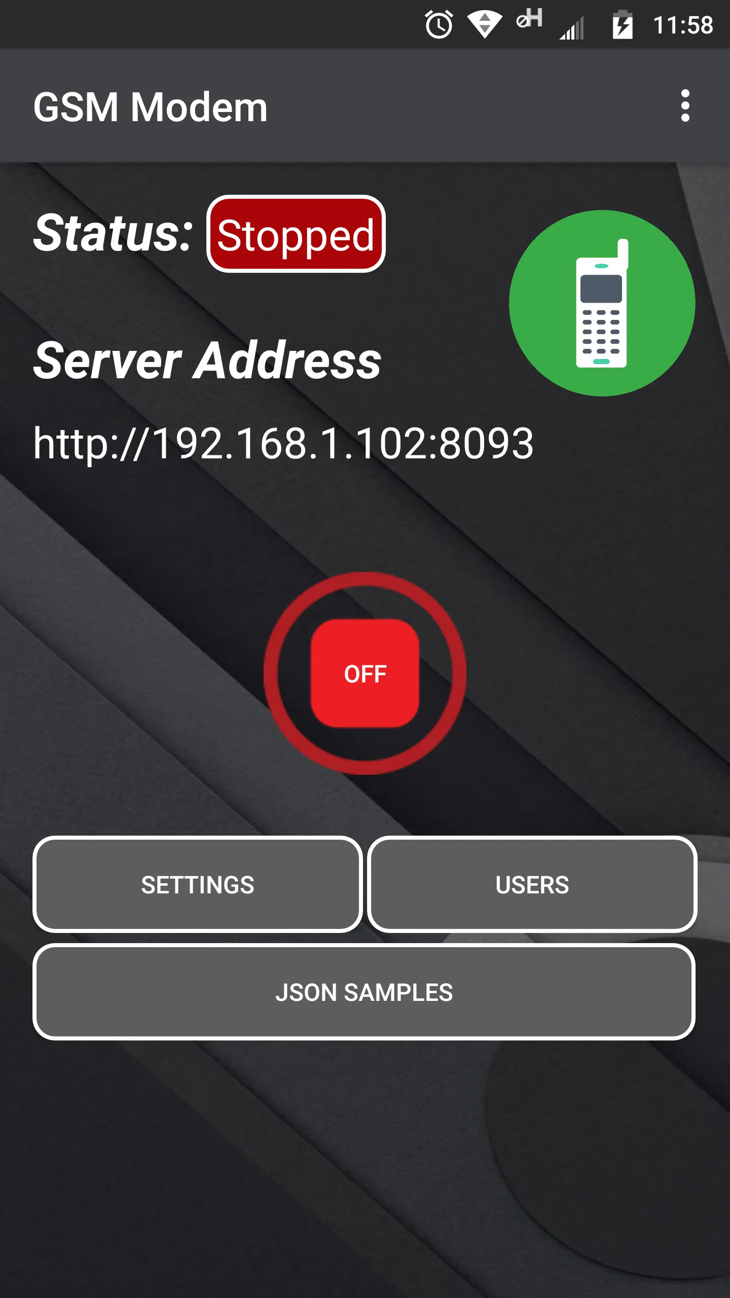 GSM Modem (SMS) | Indus Appstore | Screenshot