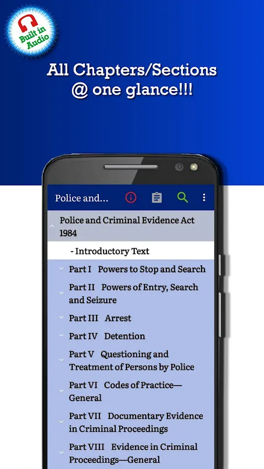 Police & Criminal Evidence Act | Indus Appstore | Screenshot