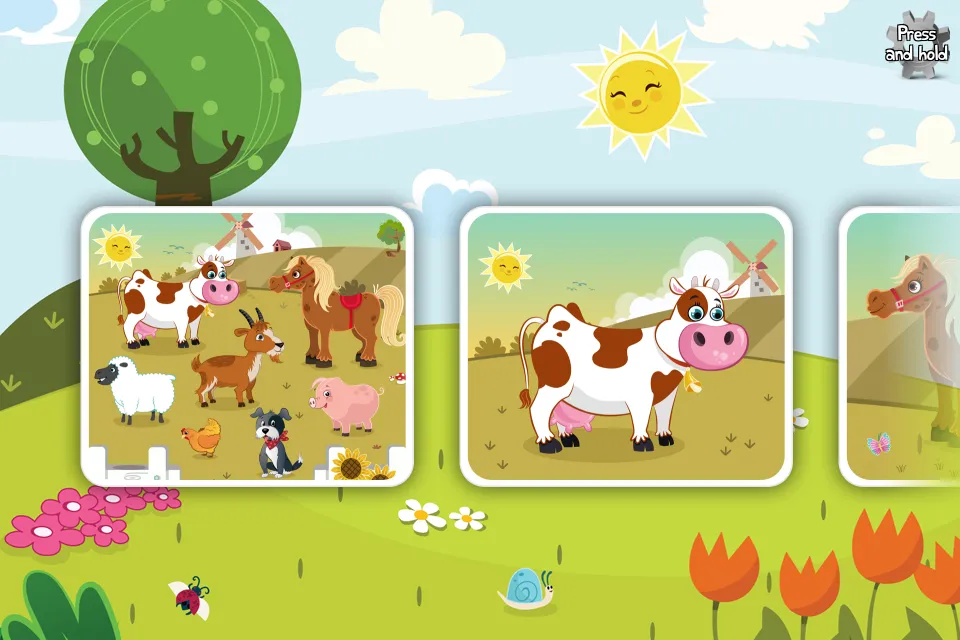 Animal Jigsaw Puzzle Toddlers | Indus Appstore | Screenshot