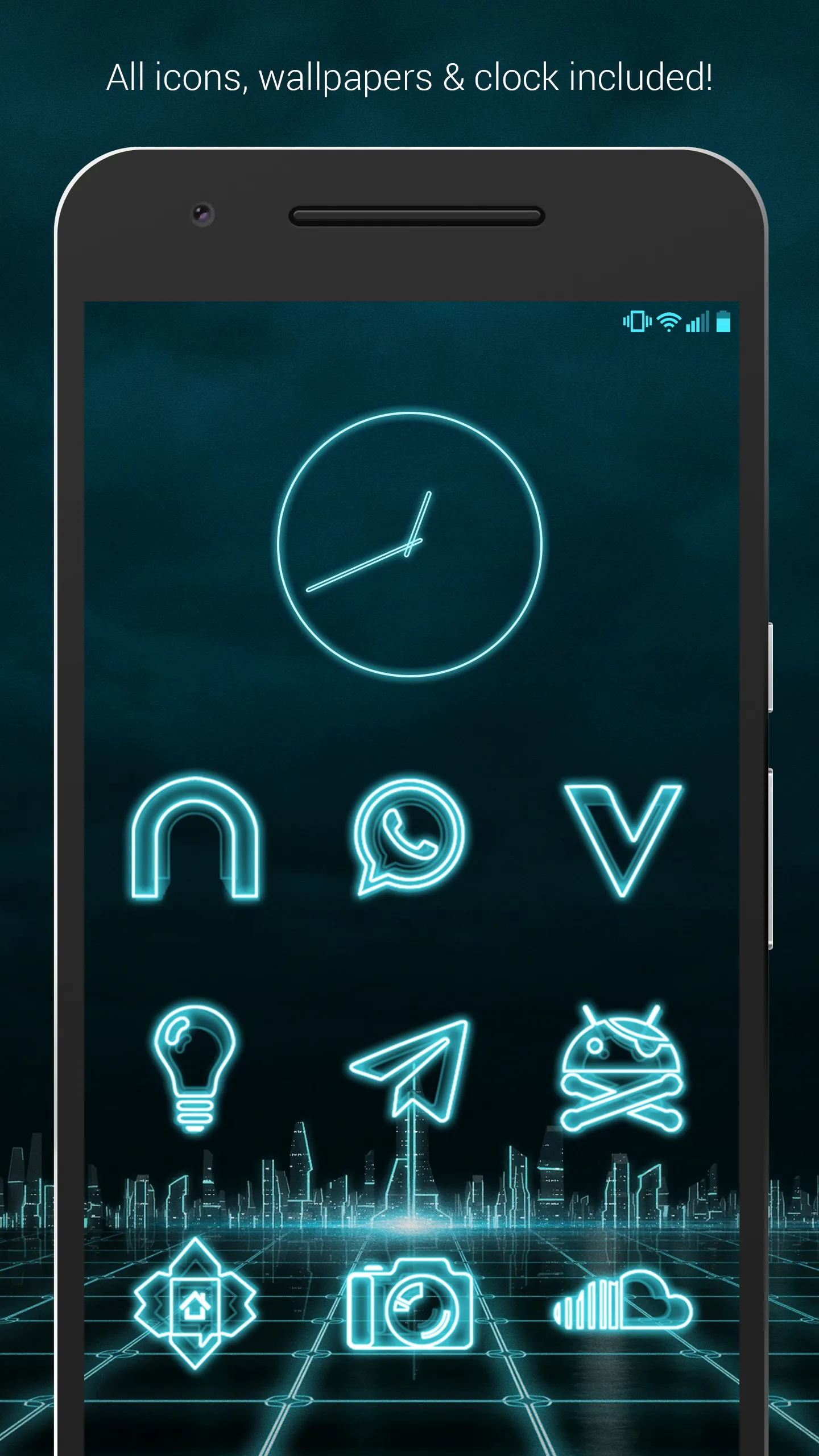 The Grid - Icon Pack | Indus Appstore | Screenshot