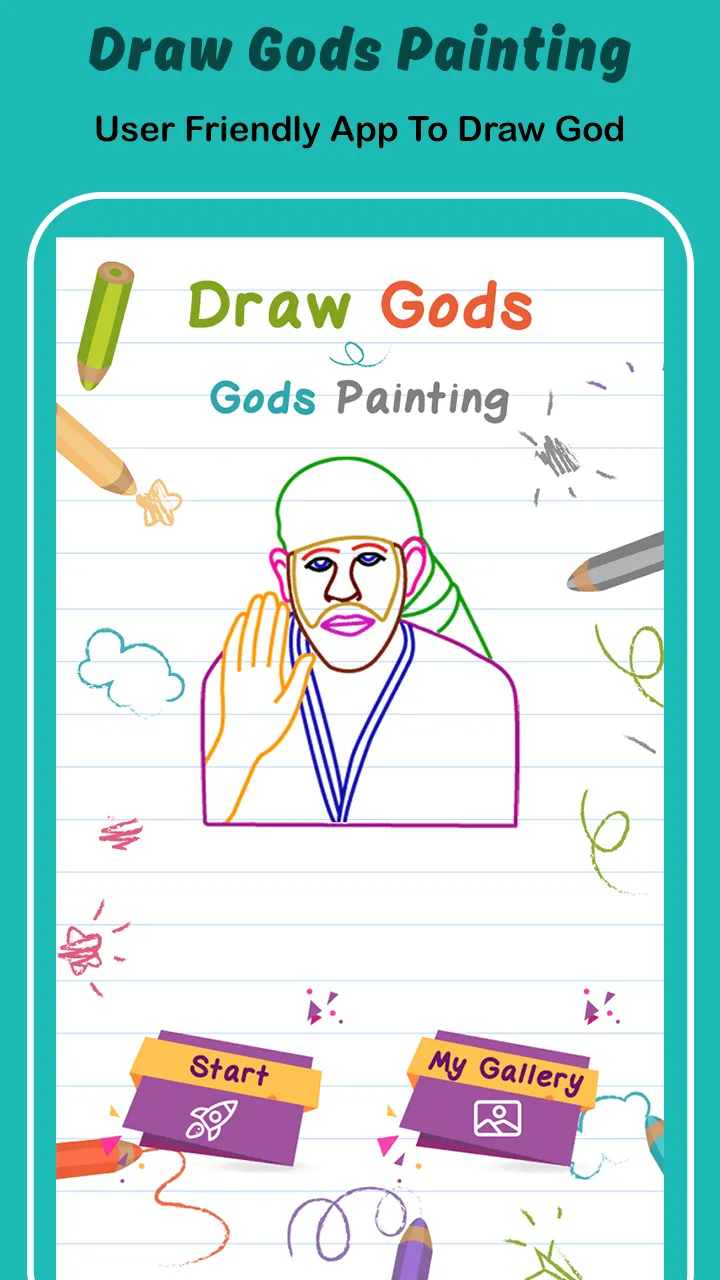 Draw Gods Designs | Indus Appstore | Screenshot