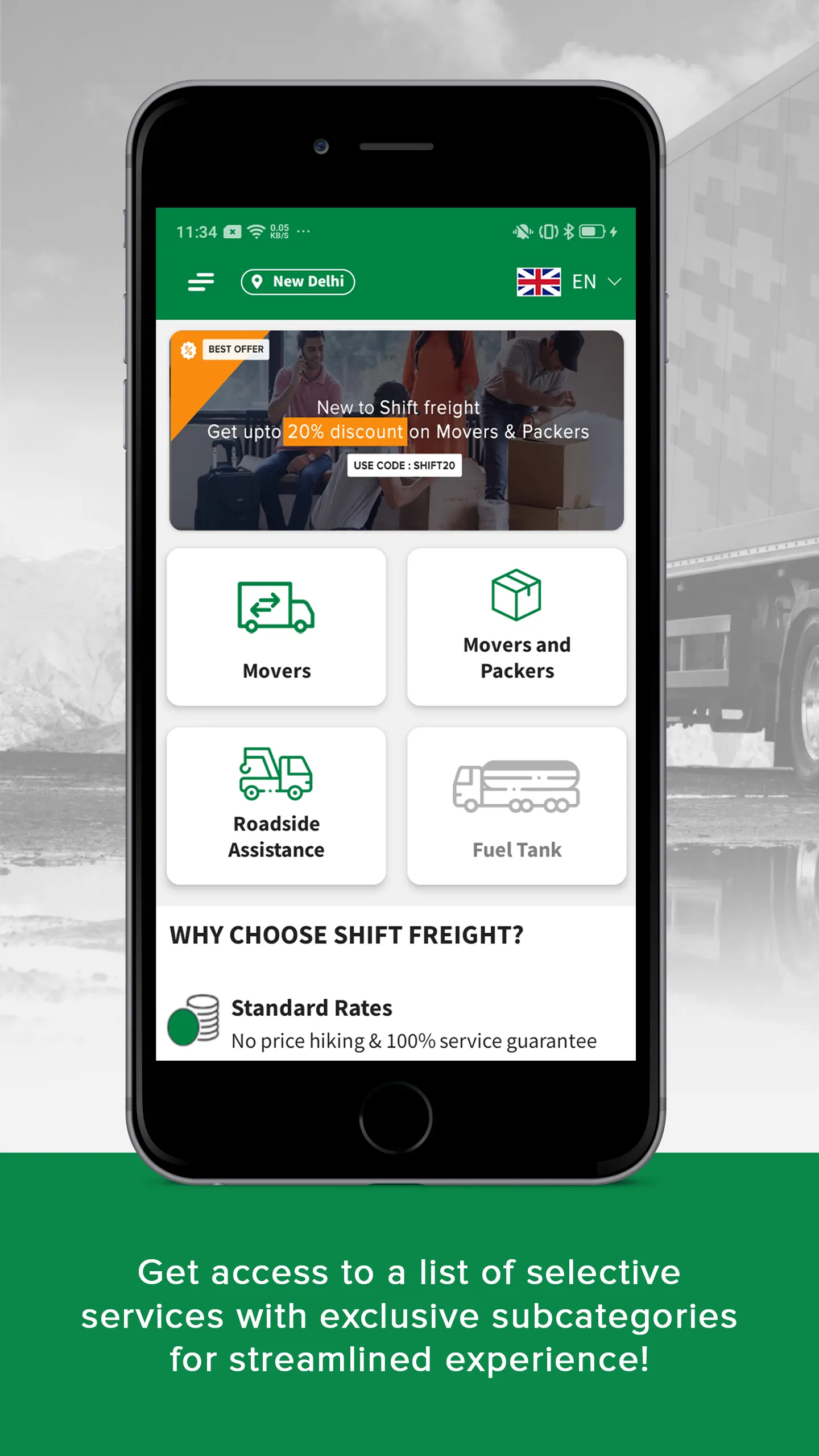 Shift Freight Packers & Movers | Indus Appstore | Screenshot