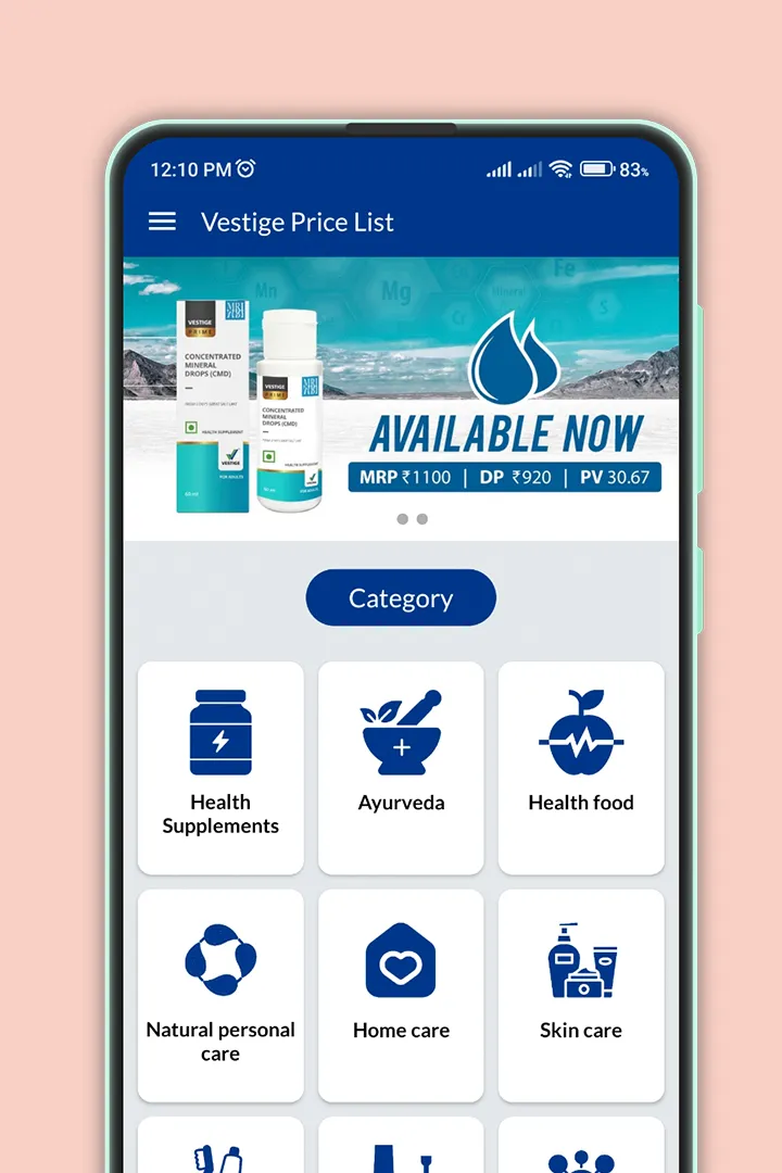 Vestige products price list | Indus Appstore | Screenshot