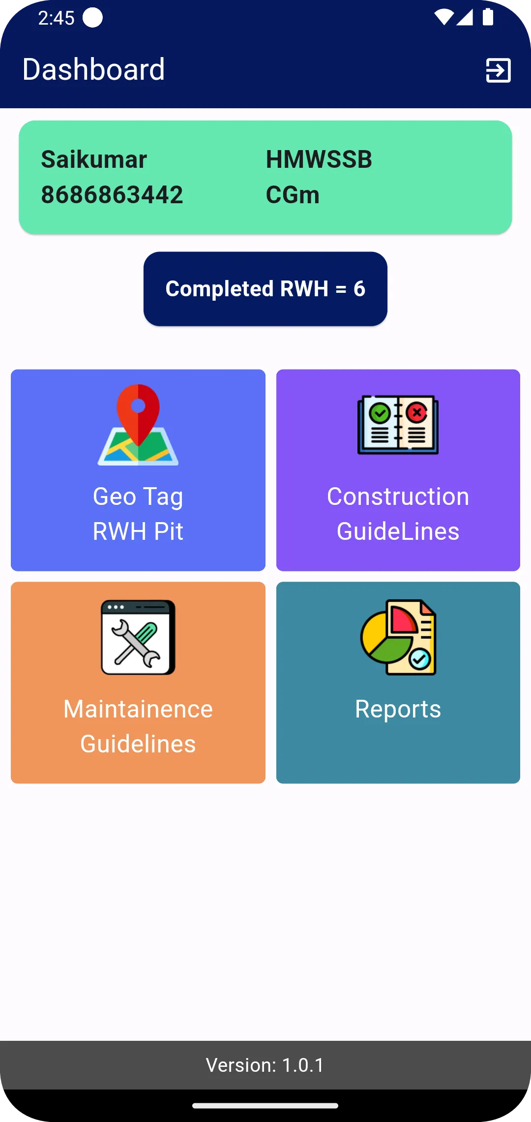 RWH Structure Survey | Indus Appstore | Screenshot